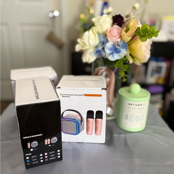 K12 Wireless Bluetooth Karaoke System W/ Microphones - Picture 3 of 3